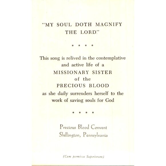 Vintage Precious Blood Convent Postcard - Picture 2 of 2